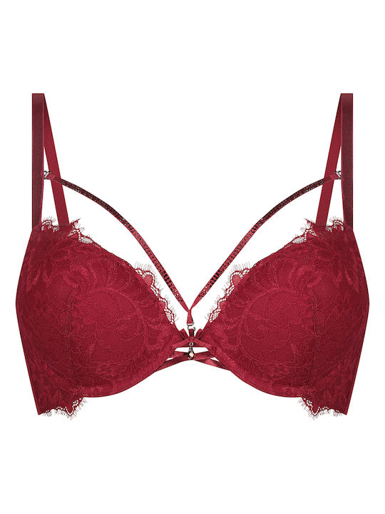 Hunkemöller Plunge Plunge Bra with Light Padding Underwire Chili Pepper