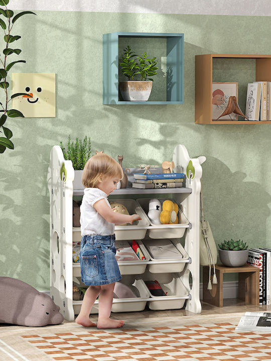 Aiyaplay Σύστημα Αποθήκευσης Παιχνιδιών Μπεζ 77x42x94cm