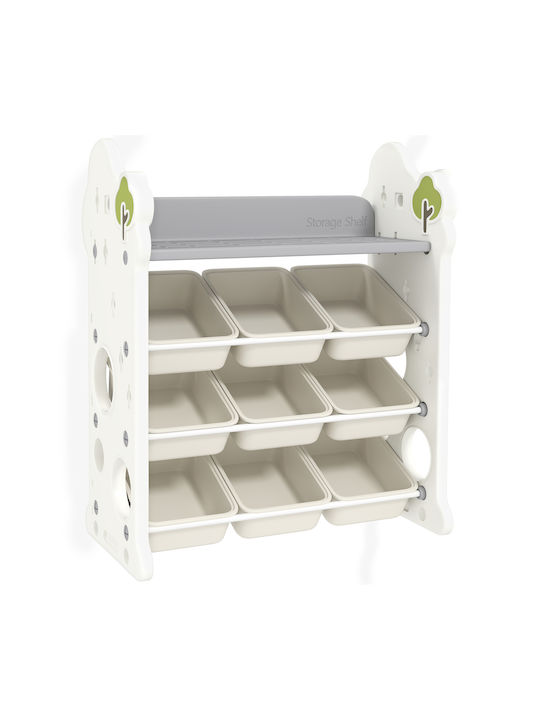 Aiyaplay Σύστημα Αποθήκευσης Παιχνιδιών Μπεζ 77x42x94cm