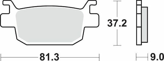 SBS Motorcycle Brake Pads for Yamaha TT