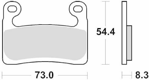 SBS Motorcycle Brake Pads for Ducati 1098 Yamaha TT