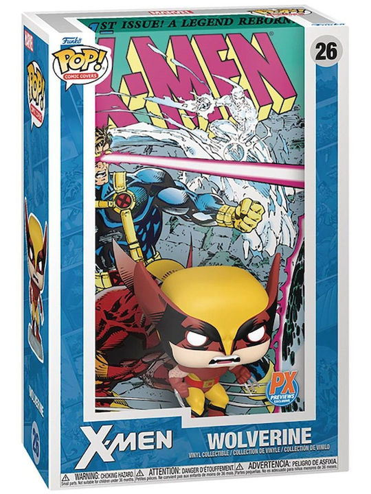 Funko Pop! Comic-Cover: X-Men - Wolverine 26 Wackelkopf Sonderausgabe