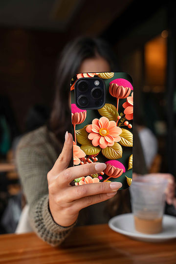 Sonique 3D Flower Series Case for Samsung Galaxy A54 5G Salmon