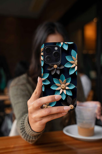 Sonique 3D Flower Series Case for Samsung Galaxy A54 5G Light Blue