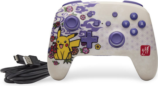 PowerA Enhanced Ασύρματο Gamepad για Switch Πολύχρωμο