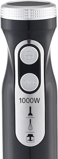 Rohnson Blender De Mână Cu Tijă Din Inox 1000W Argintiu