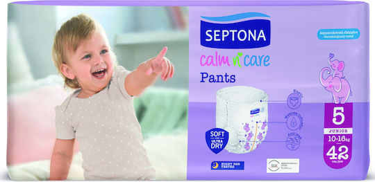 Septona Diaper Pants Calm n' Care No. 5 for 10-16 kgkg 42pcs