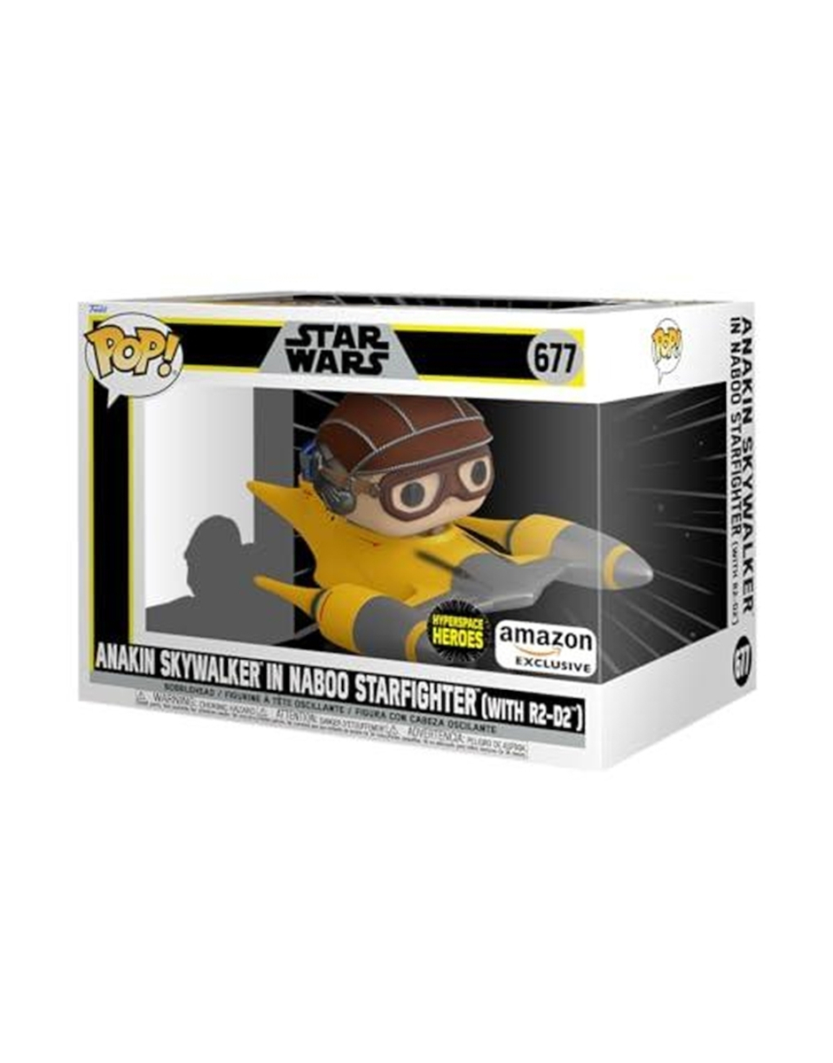 r*d様 star wars ET dakin show time applau Funko Pop! Rides: Star Wars - Star Wars în Naboo Starfighter (cu