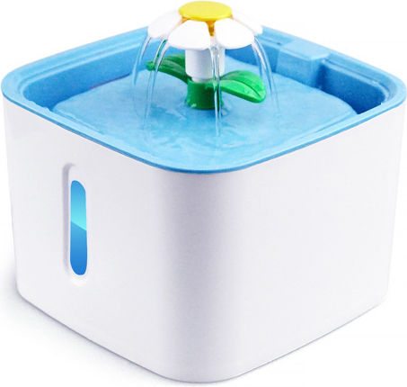 Pet Interest Square Water Waterer / Fountain made of Propylene for Dog 2.5lt in Blue Color 05583