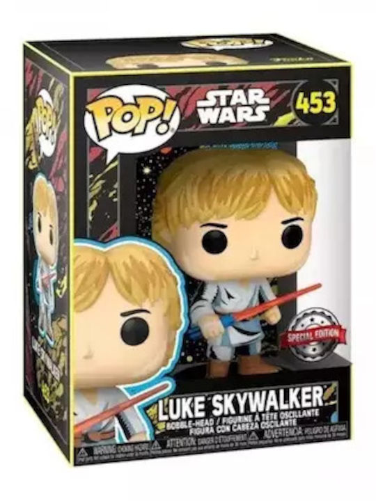 Funko Pop! Filme: Star Wars - Luke Skywalker (Seria Retro) 453 Bobble-Head Ediție Specială