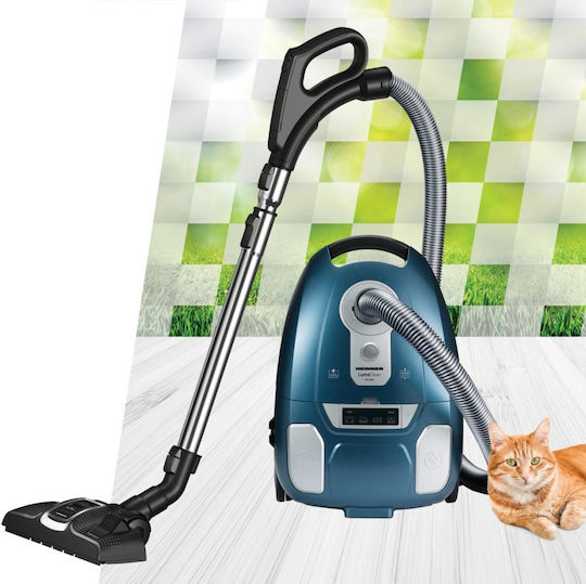 Heinner HVC-MLED700BL Ηλεκτρική Σκούπα 700W με Σακούλα 3.5lt Μπλε