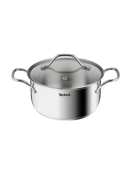 Tefal Intuition Σετ Κατσαρόλες από Ανοξείδωτο Ατσάλι 10τμχ