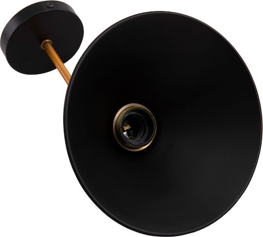 HomeMarkt Reston2 Lamp Wall with Socket E27 Black 21x21x21cm