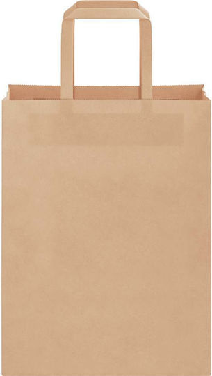 vidaXL Χάρτινη Τσάντα για Δώρο Καφέ 21x28x11εκ. 250τμχ