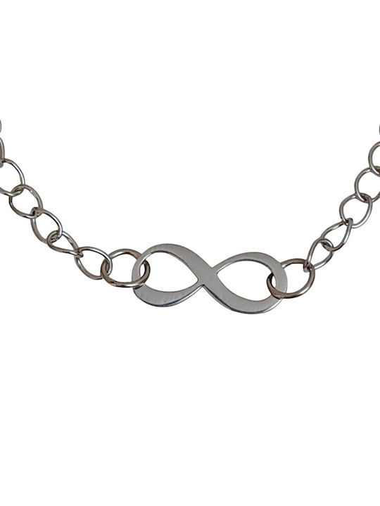 Sentefi Bracelet Chain with design Infinity made of Steel