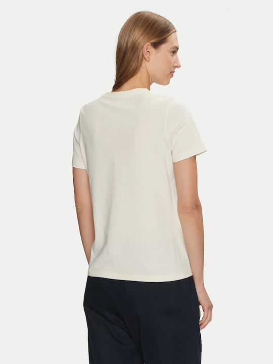 Tommy Hilfiger T-Shirt Ivory Petal WW0WW43895-Z00