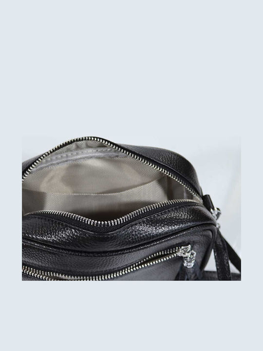 Leather Women's Bag Crossbody Black