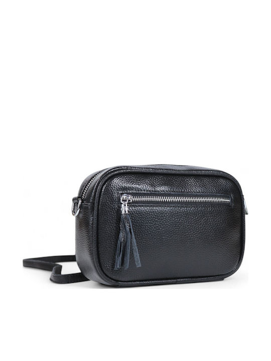 Leather Women's Bag Crossbody Black