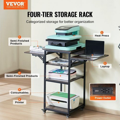 Vevor Heat Transfer Table Charging Station 4-Tier Mobile Heat Transfer Base Ryjgztzs4cdgny1dvv2
