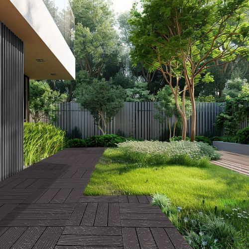 Vevor Placă pentru Podea de Grădină 30.48x30.48buc 10buc