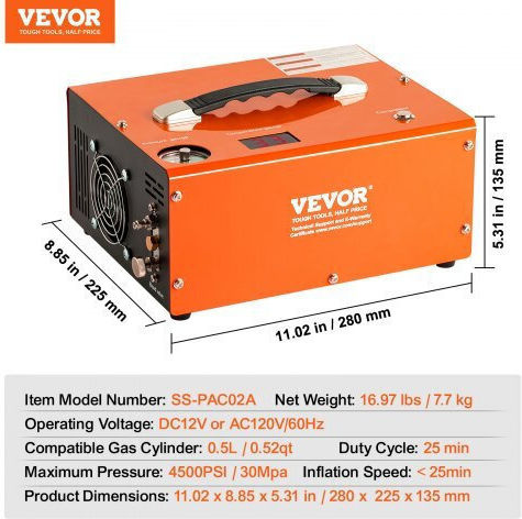 Vevor Κομπρεσέρ Αέρος