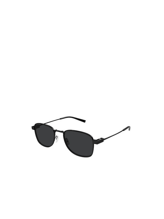 Ysl Sunglasses with Black Metal Frame and Black Lens SL 741 001