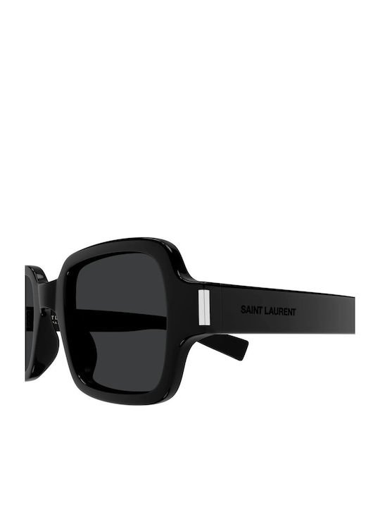 Ysl Unisex Sunglasses with Black Plastic Frame and Black Lens SL 720 001