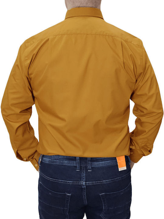 Long-sleeved Shirt Camel