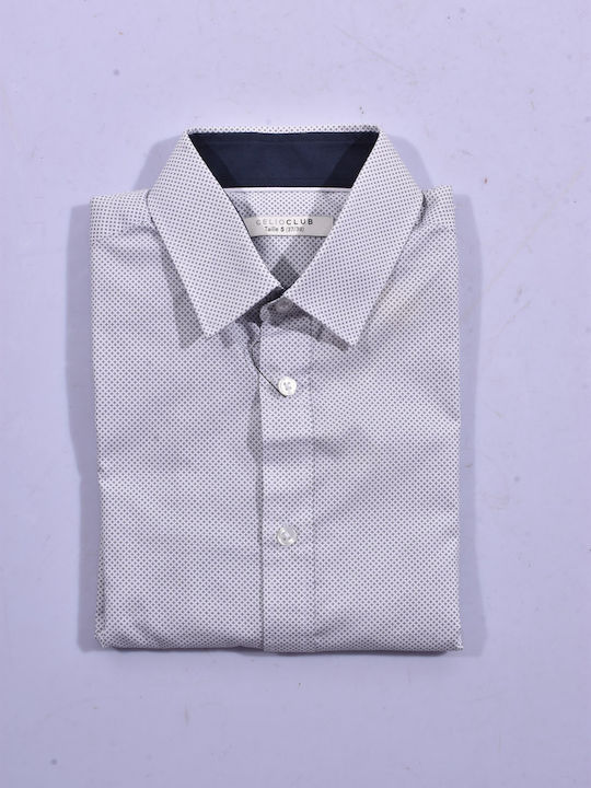 Kurzärmlig Hemd White
