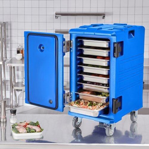 Vevor Μονωμένο Φορητό Δοχείο Φαγητού 120l Στοιβαζόμενο Catering Spbwxlslldperawodv0