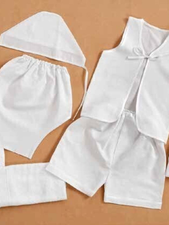 Baptism Set for Boy Crown Outfit Carousel 10pcs Pc-210