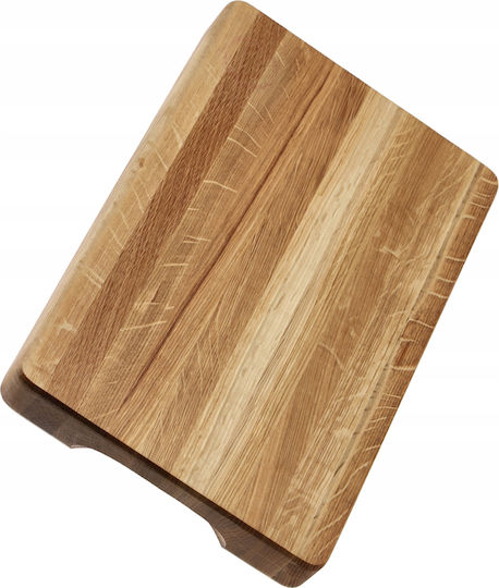 Kadax Επιφάνεια Κοπής για Ψωμί Ξύλινη Καφέ 45x30cm