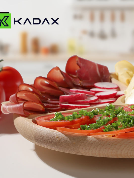 Kadax Servierplatte Drehend Hölzernes 1Stück