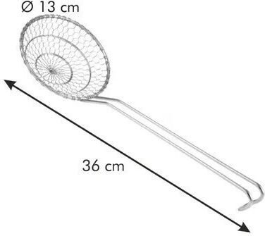 Tescoma Shallow Spider Strainer Colander Stainless Steel 36cm