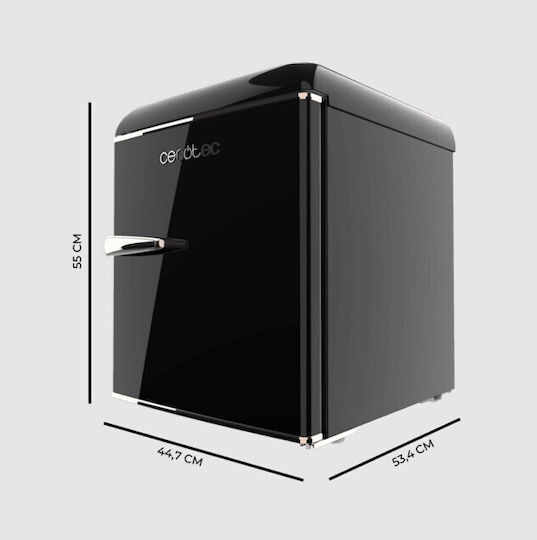 Cecotec Retro Mini Bar 45lt Î55xL44.7xA53.4cm. Negru Bolero CoolMarket TT Origin 45