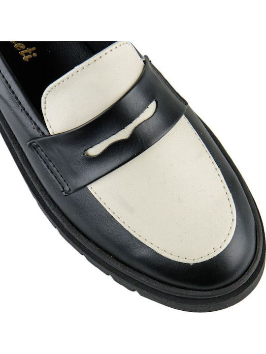 Damen Mokassins in Schwarz Farbe