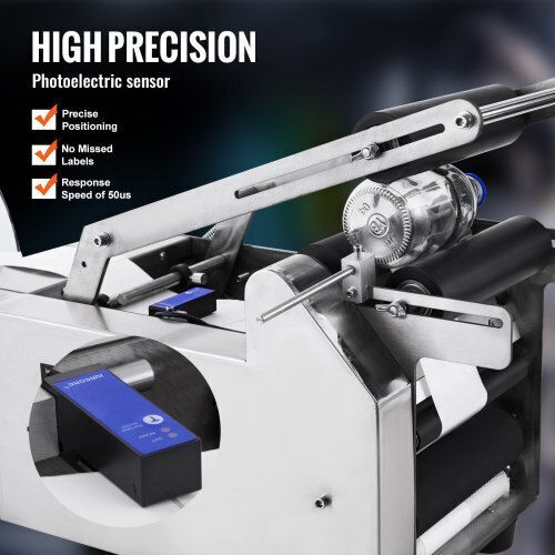 Mașină de Etichetat Sticle Vevor Mt-50 Semi-Automată Reglabilă 50 Bucăți pe Minut Sticle 12-90mm Mt-50yptbj0000001v2