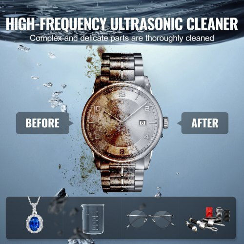 Vevor Ultrasonic Cleaner 6lt with Digital Timer