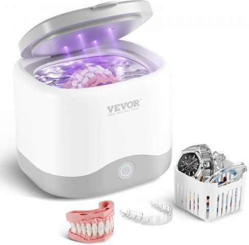 Vevor Ultrasonic Cleaner 200ml with Mechanical Timer