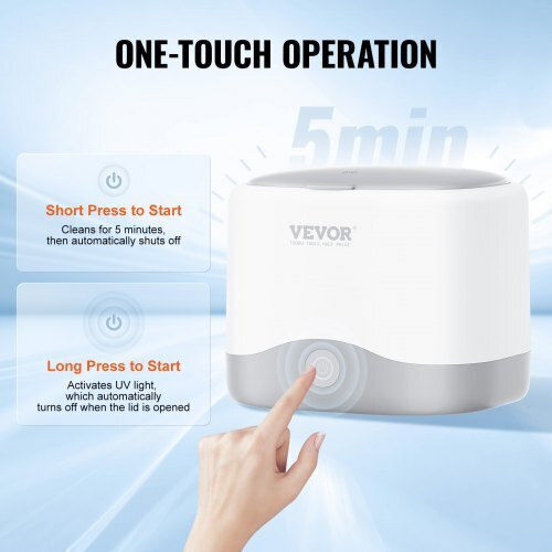 Vevor Ultrasonic Cleaner 200ml with Mechanical Timer
