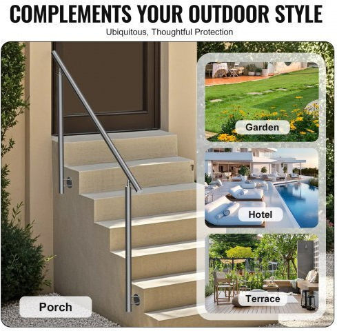 Vevor 59 Handrails Outdoor Stairs Side Support Bxgslzfs150cqri7ov0