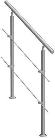 Vevor Handrails 39.4" Outdoor Steps 2 Rods Porch Deck Bxgslzfs100cz97quv0