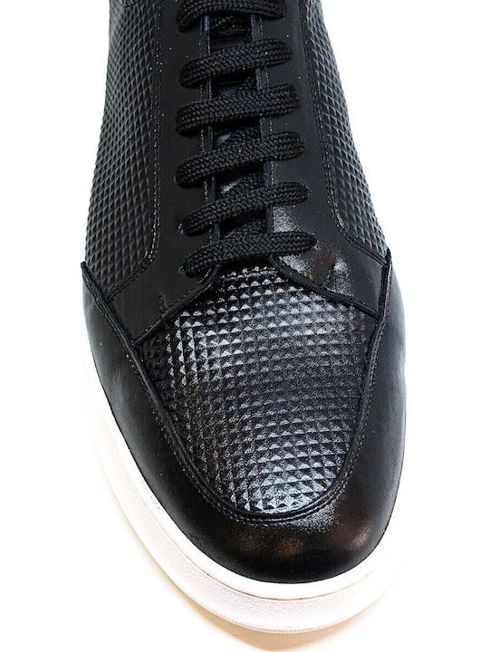 Leder Herren Freizeitschuhe Schwarz