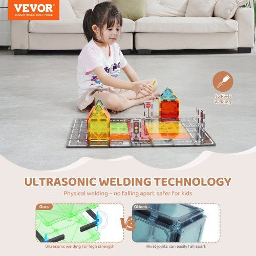 Vevor Μαγνητικό Παιχνίδι Κατασκευών JTMNKCLPJMTZ221CUV0
