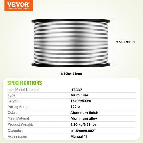 Vevor Fence Wire Electric Fence WLDXLZKLZK16Y7NKHY3