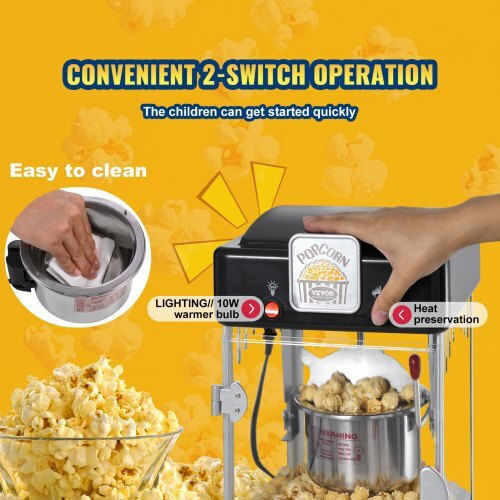 Vevor Commercial Popcorn Machine 300W