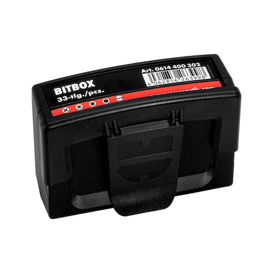 Wurth Set 33 Biți Șurubelniță Allen / Torx / Drept / Steaua / Cruce