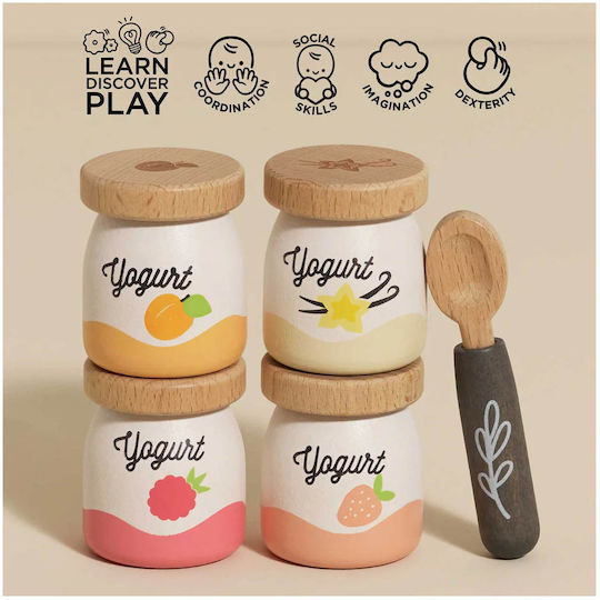 Le Toy Van Kochspielzeug / Küchenutensilien aus Holz 5Stück