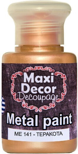 Maxi Decor Metallic Decoupage 130ml Me 141 Terrakotta
