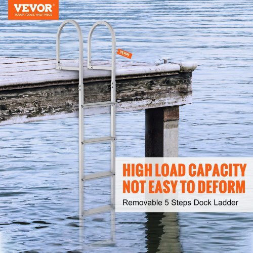 Vevor Aluminum Pool Ladder with 8cm Width Silver